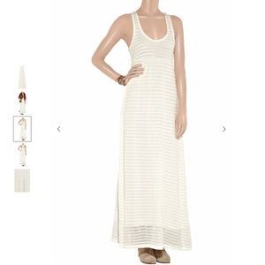 James Perse Stripe Tank Maxi Dress